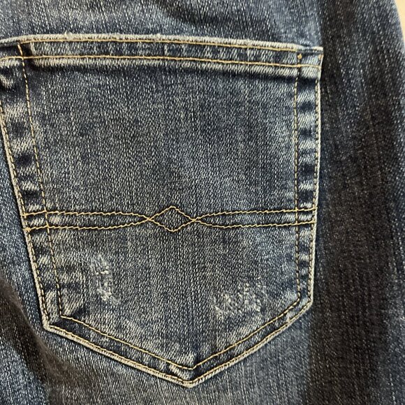 LUCKY BRAND 110 Slim Mens Jeans 30X30 Medium Wash Denim Low Rise Stretch EUC - Picture 5 of 15